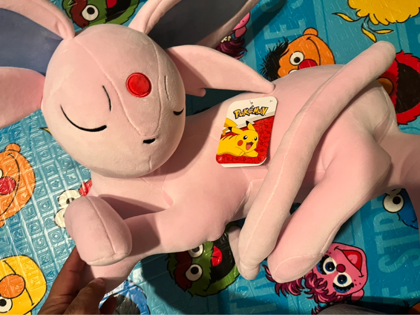 Pokemon Espeon Sleeping Plush - 18-inch Premium Plush