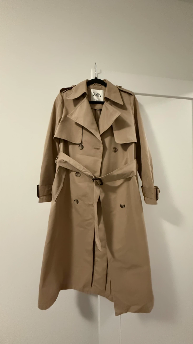 ZARA Classic Beige Trench Coat XS