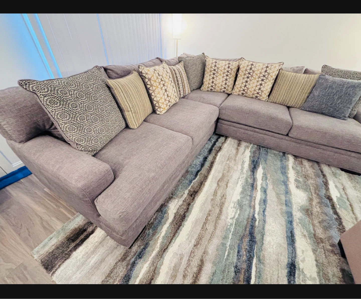 Luxury Down-Filled Loveseat – Barely Used, Like New - photo 4