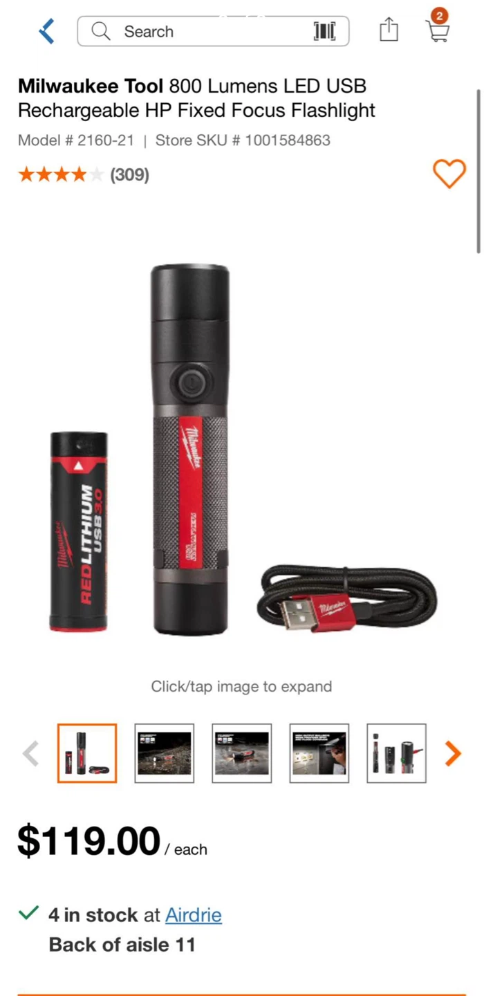 Milwaukee Compact Flashlight - photo 3