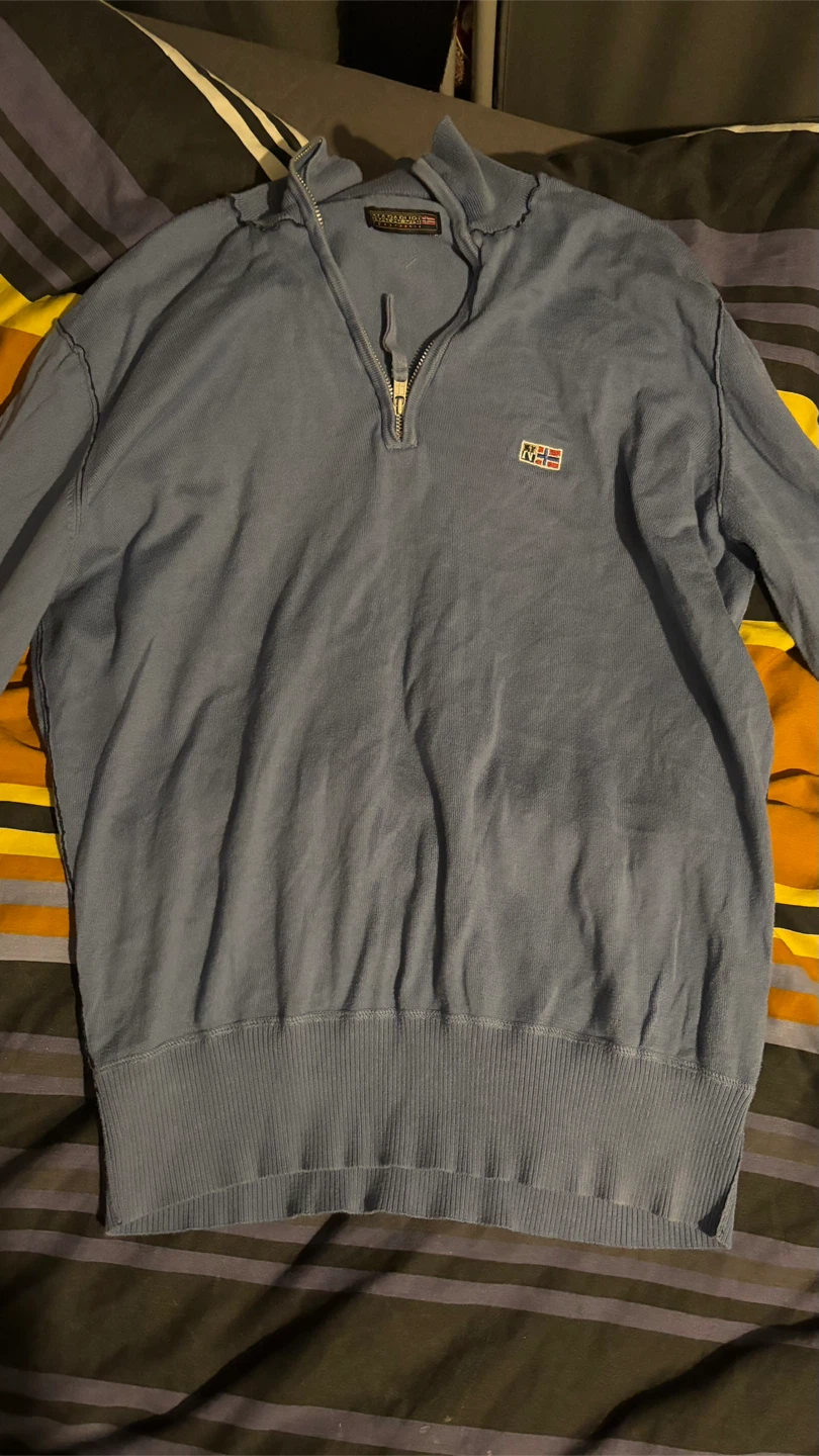 Napapijri Quarter-Zip Sweater (Original) – Size L