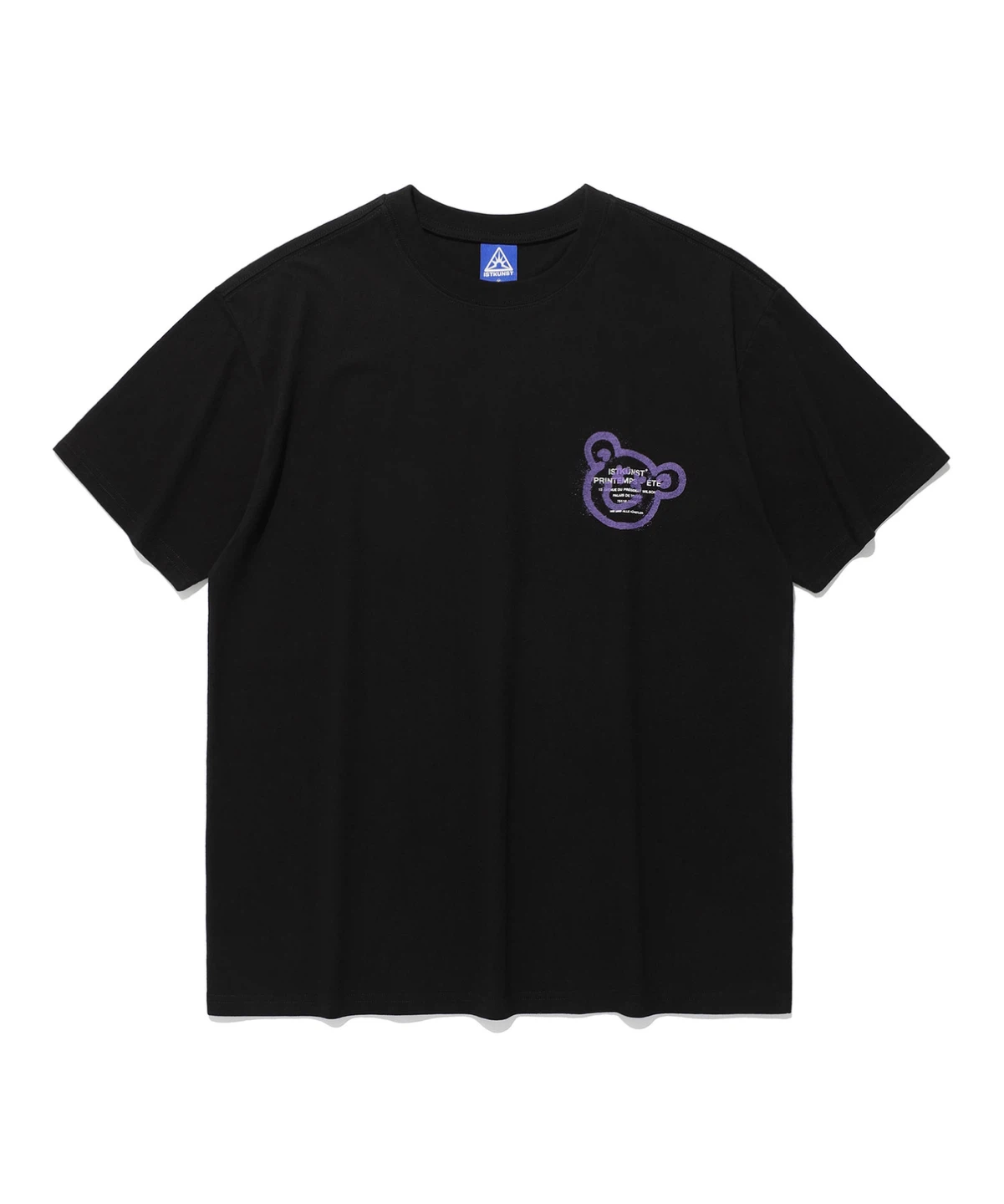 ISTKUNST Black Graphic T-Shirt