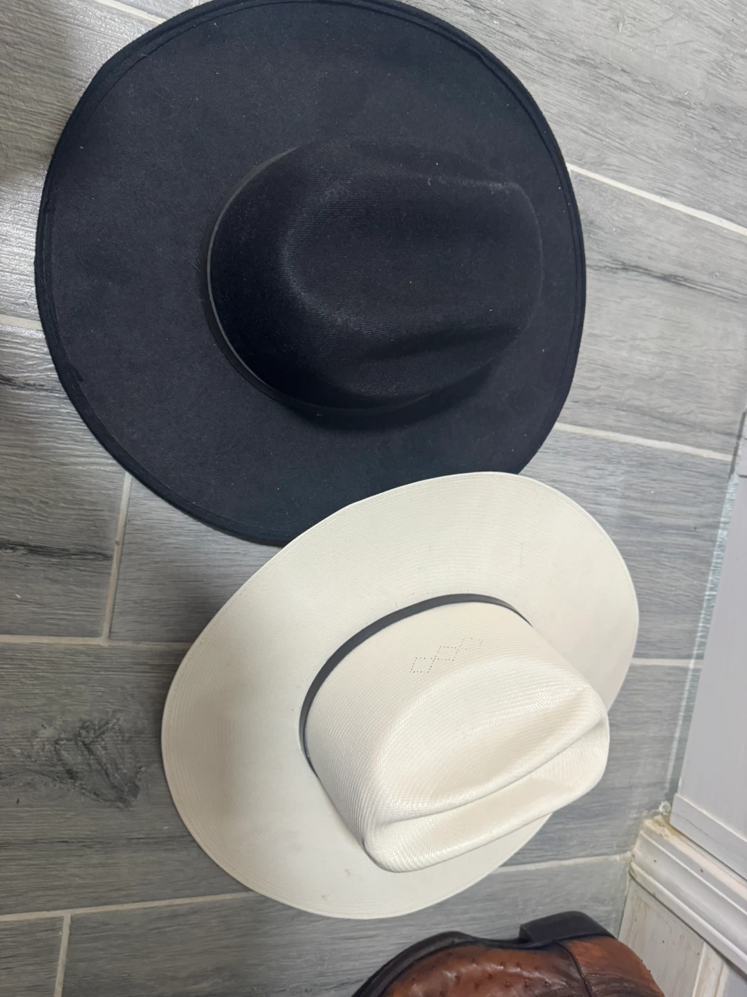 Bustani White Cowboy Hat Size 58 (7 1/4) - photo 2