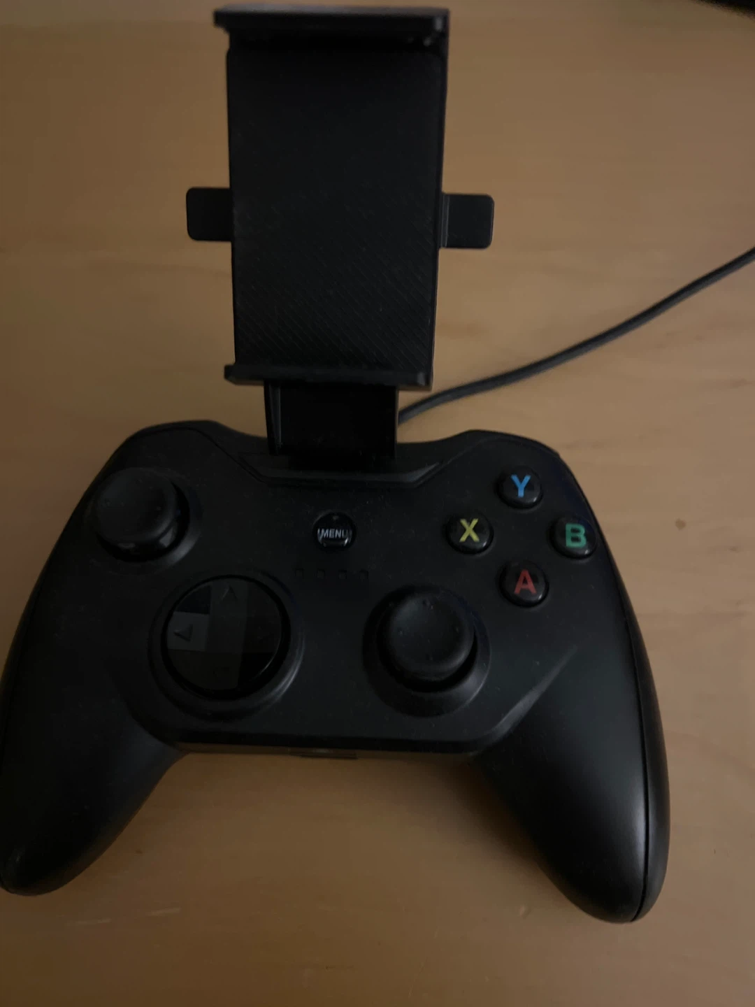 Black Controller with Phone Mount