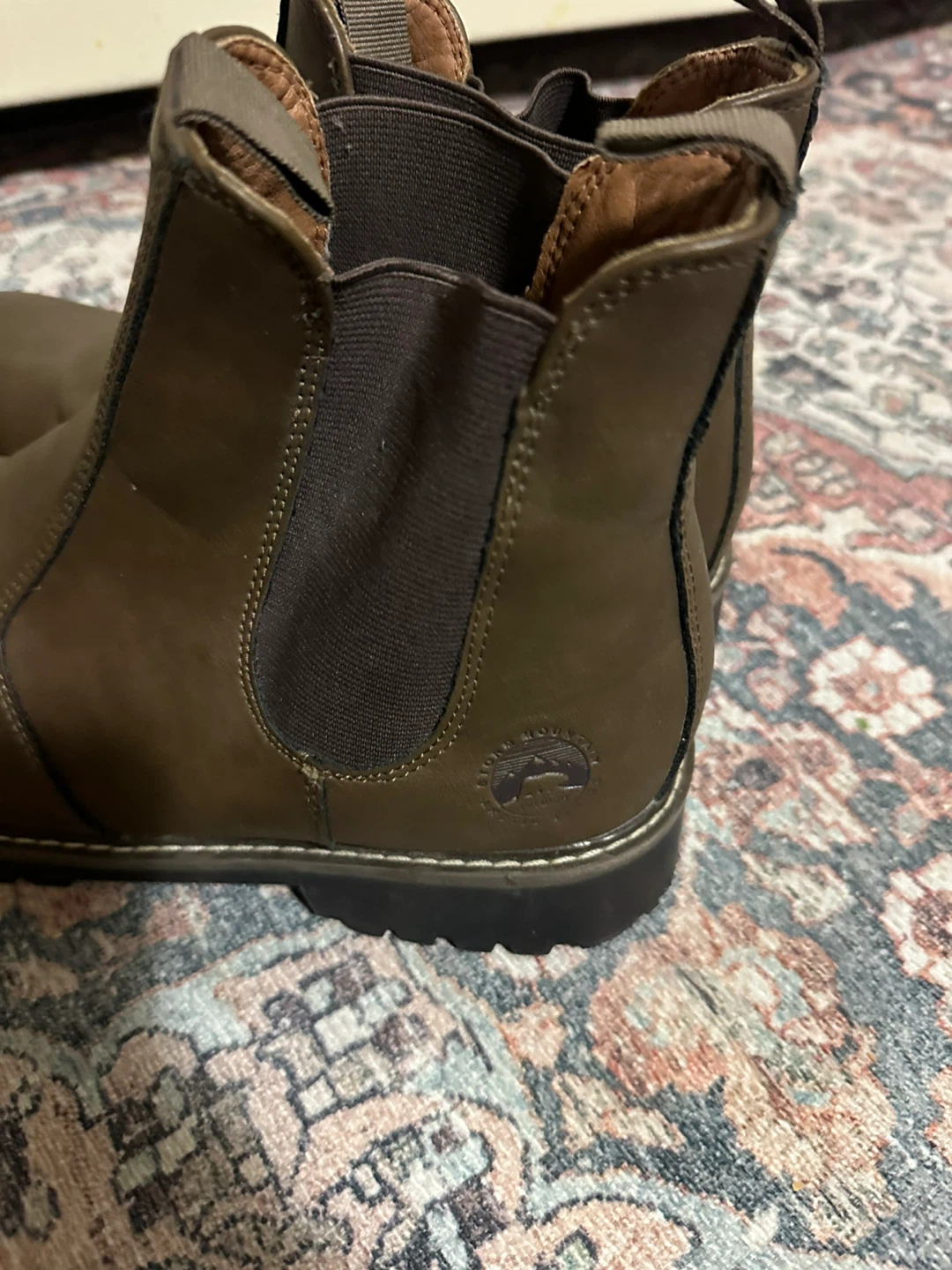 Faux Brown Leather Chelsea Boots (Ad Up = Available) - photo 3