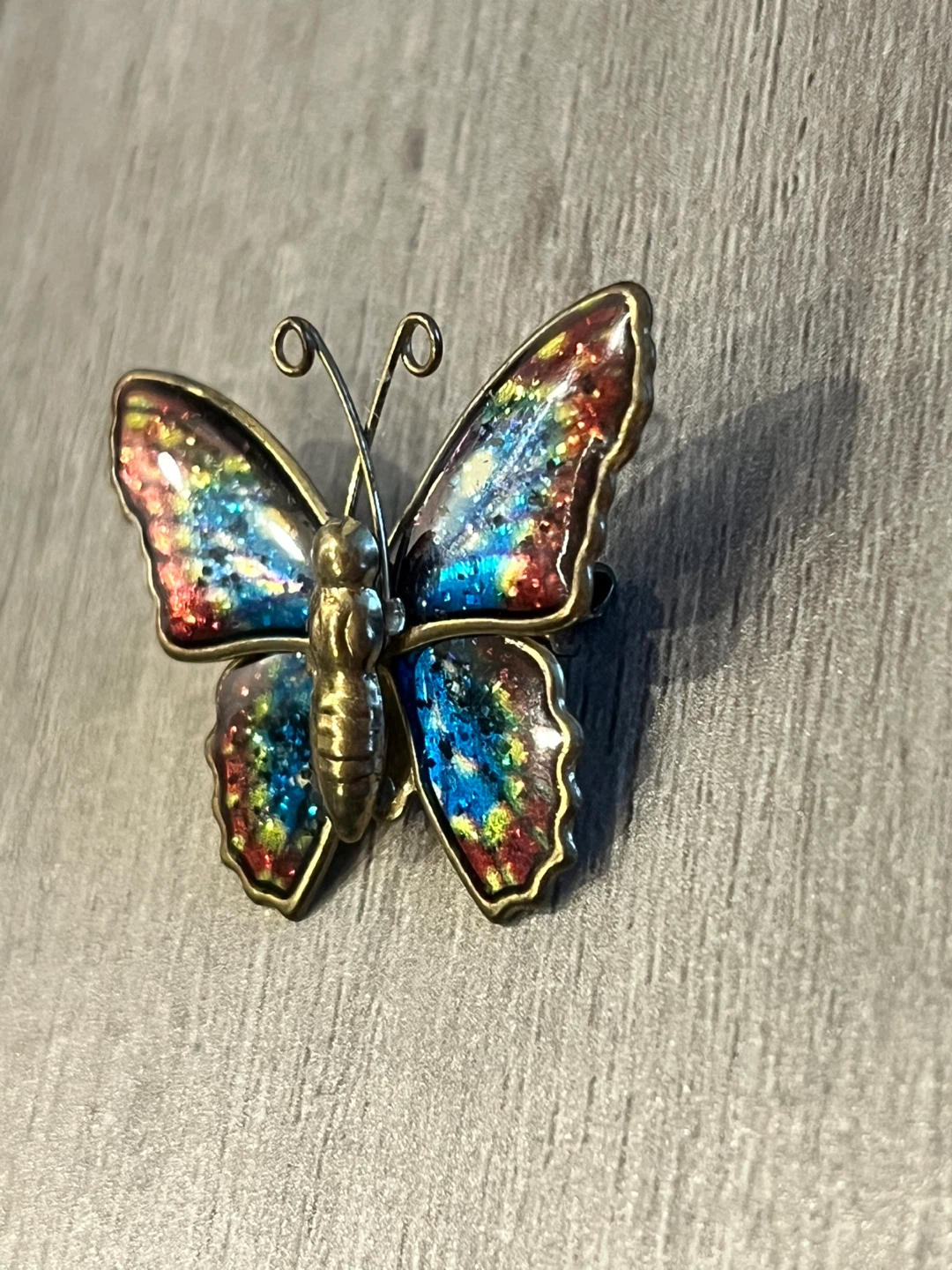 Rare Vintage Butterfly Brooch Pin - photo 2