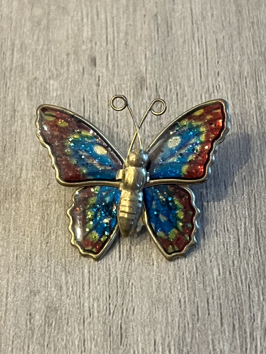 Rare Vintage Butterfly Brooch Pin