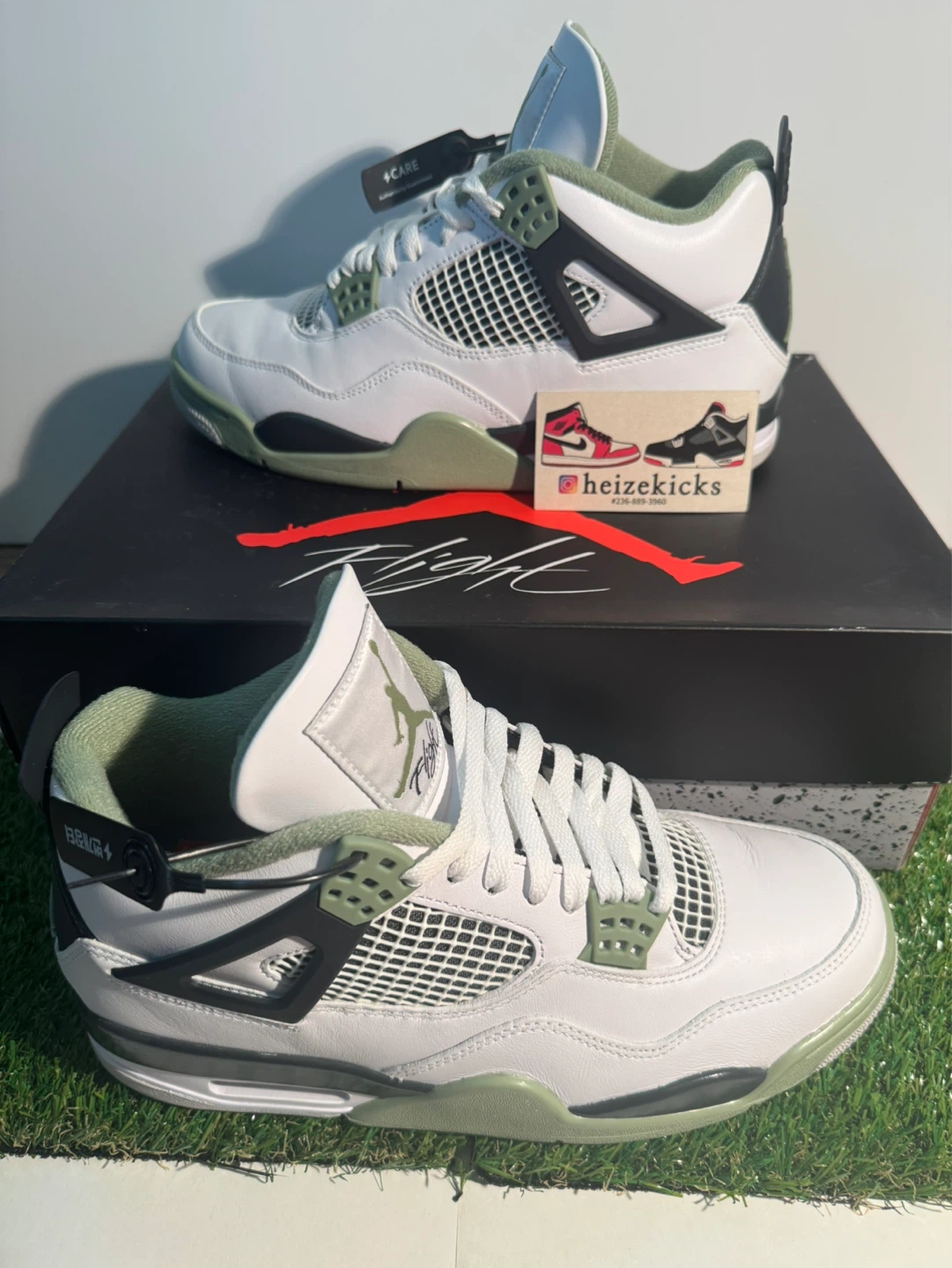 Jordan 4 Seafoam size 9.5M 11W - photo 2