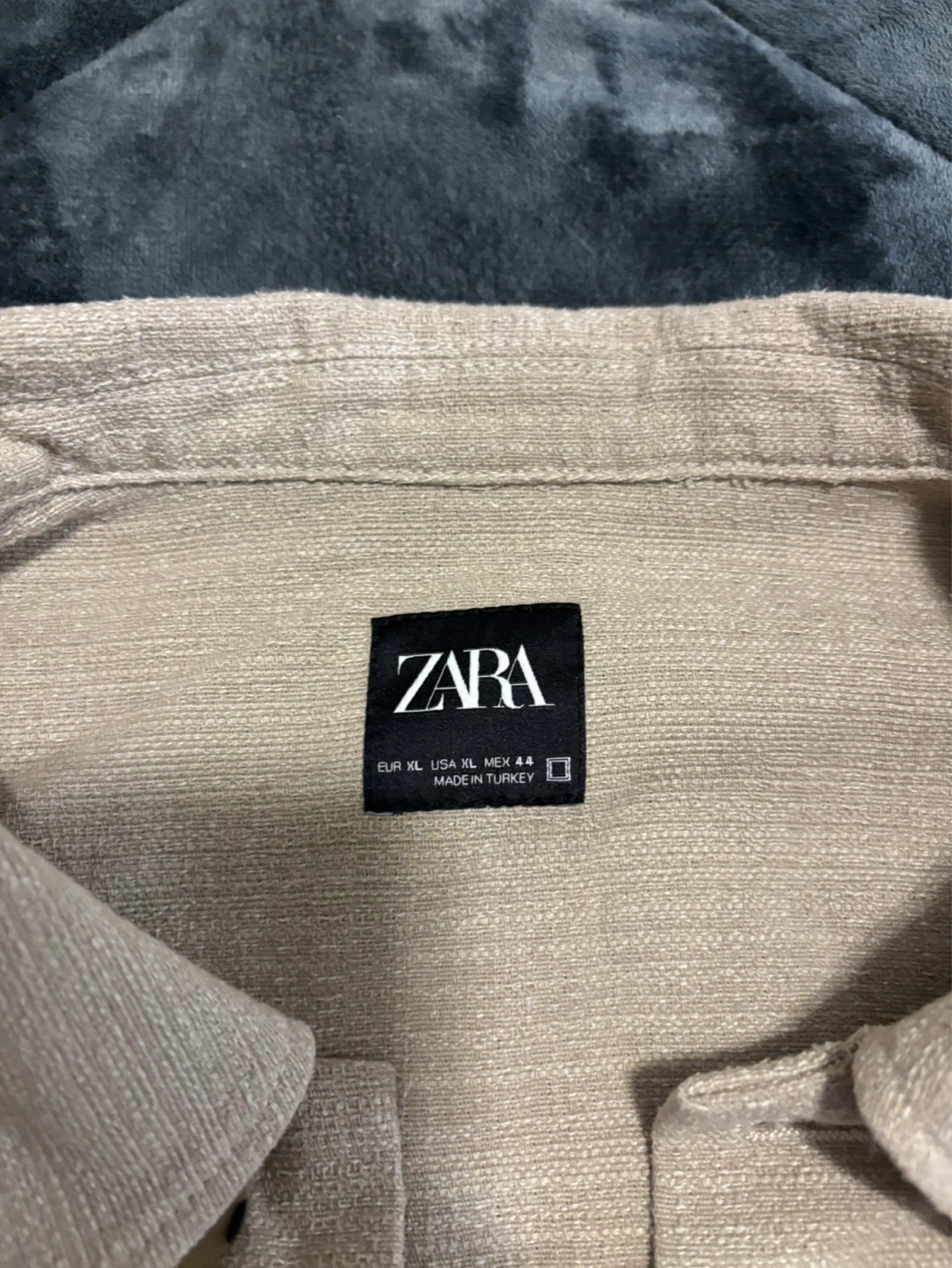 Zara Beige Button-Up Jacket XL - photo 2