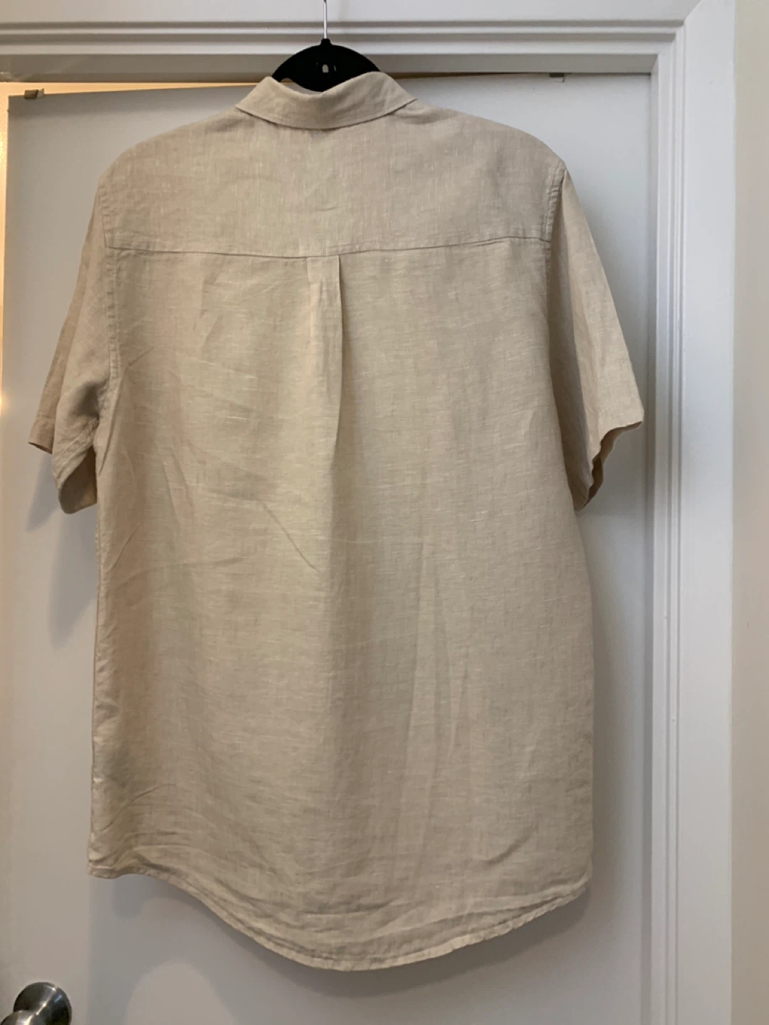 LE 31 PAR SIMONS Linen Blend Short Sleeve Shirt - Medium - photo 3