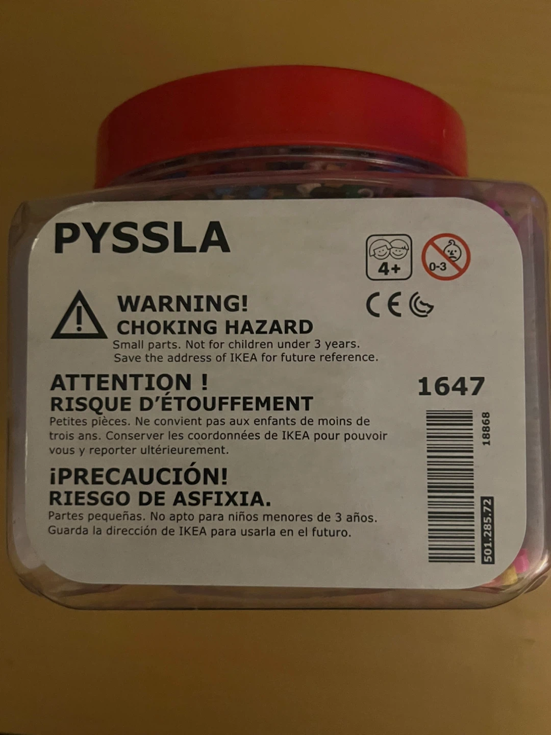 IKEA Pyssla Fuse Beads Set with Pegboards