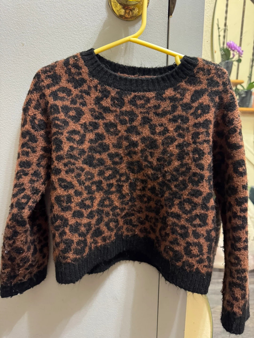 H&M Leopard Print Sweater - Size 3/4T