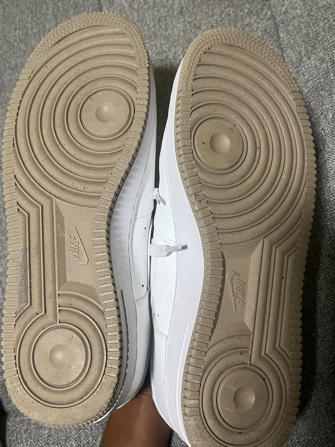 Nike Air Force 1 Low White Brown Men's Shoes Size 10.5 - photo 5