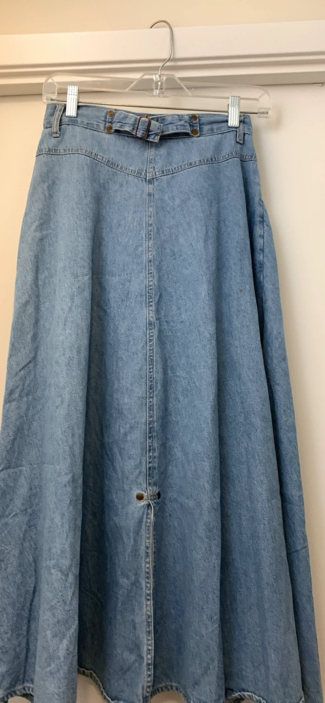 J. ARCARO Blue Jeans Maxi Skirt - photo 3