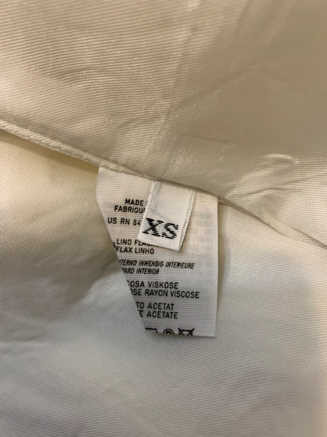 100 Linen Sisley Sleeveless Blazer Ivory XS - photo 5