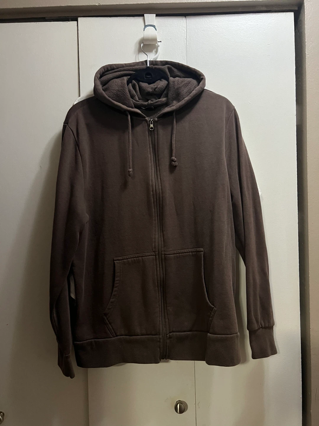 Dark brown zip up
