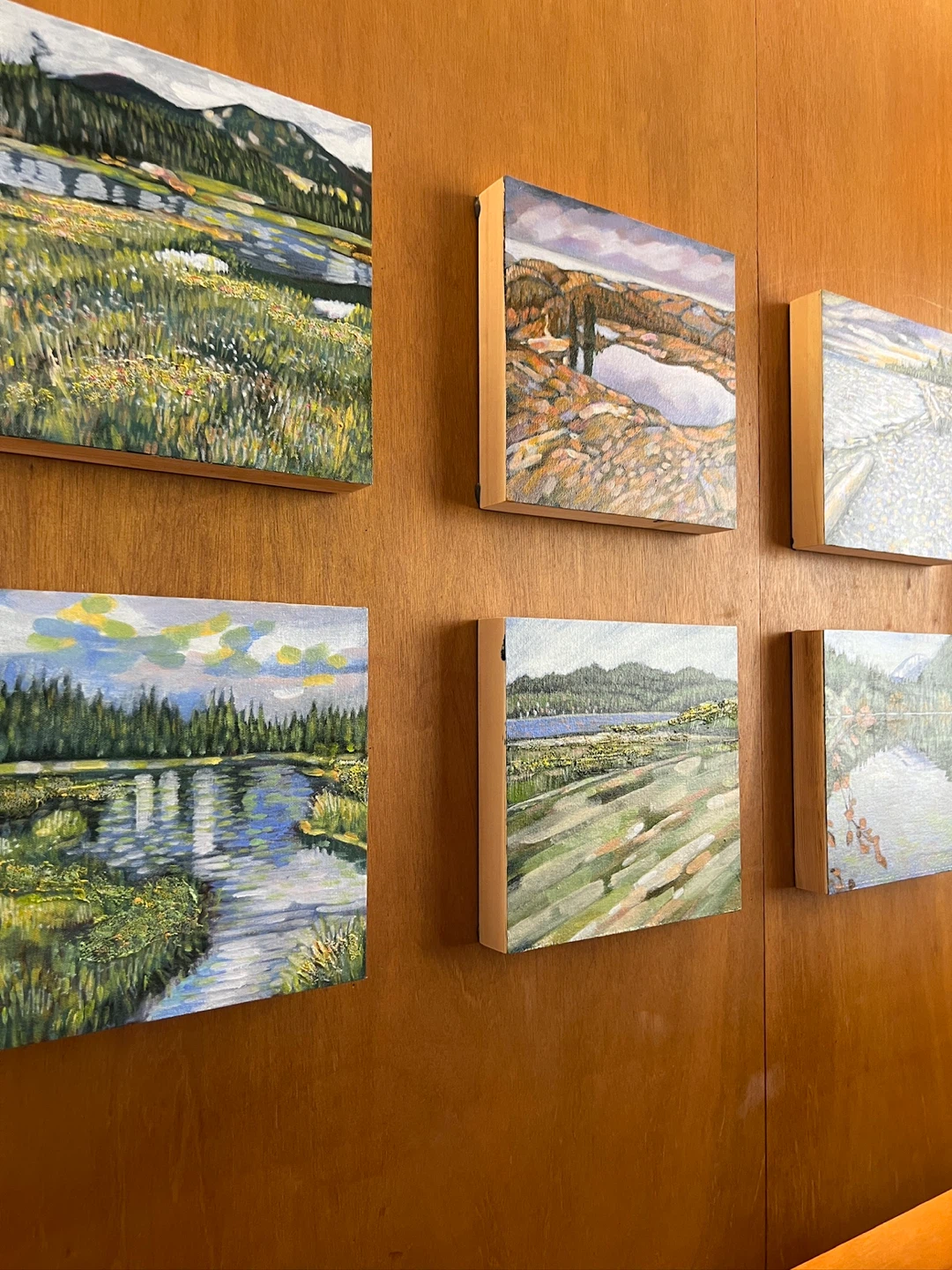 Small Original Painting 10 x 10 - photo 3