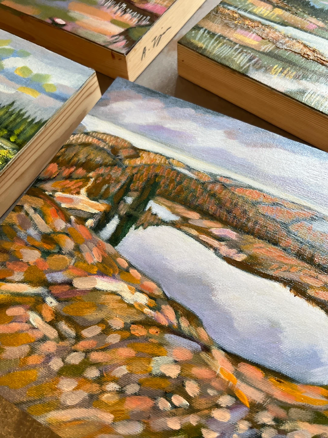 Small Original Painting 10 x 10 - photo 4