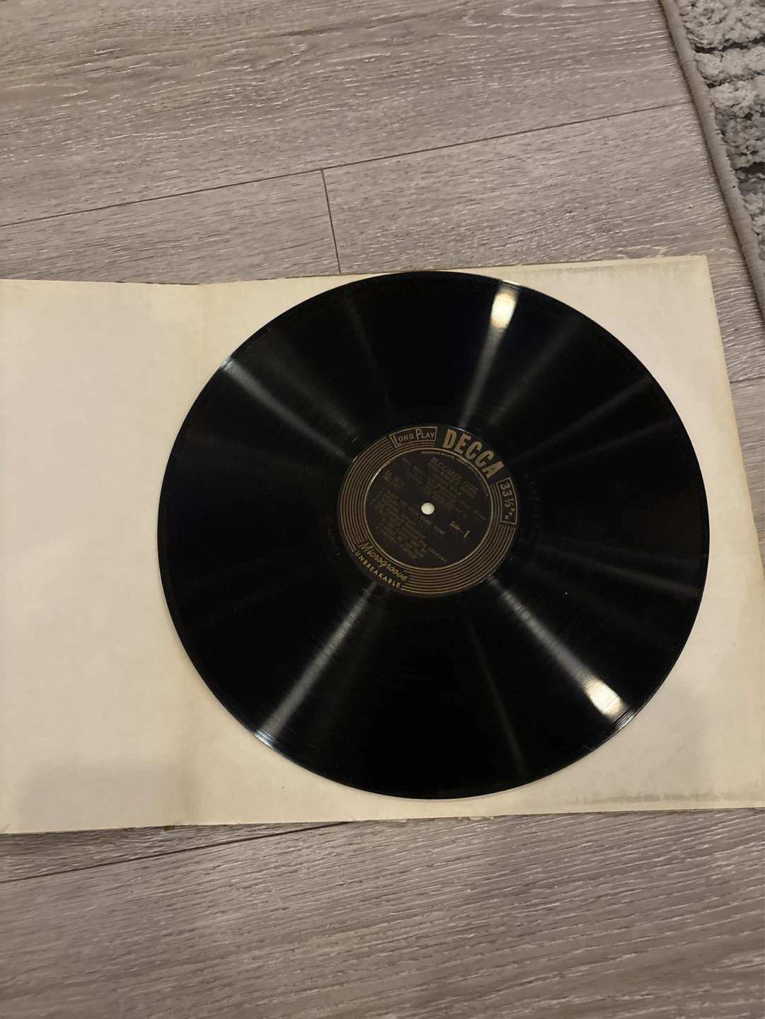 DECCA Bloomer Girl Original Broadway Cast LP DL 8015 - photo 3