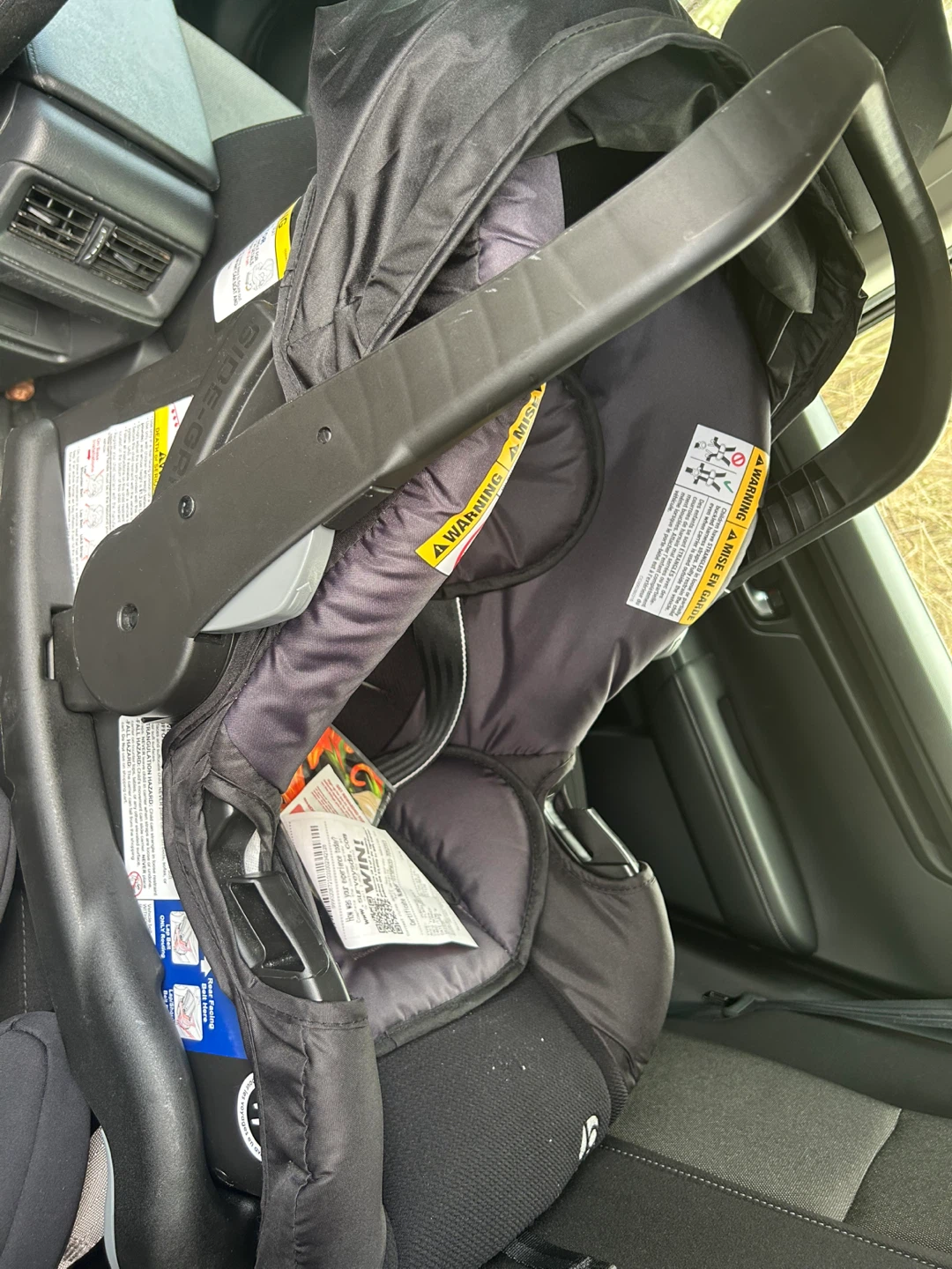 Baby Trend Infant Car Seat with Base and stroller