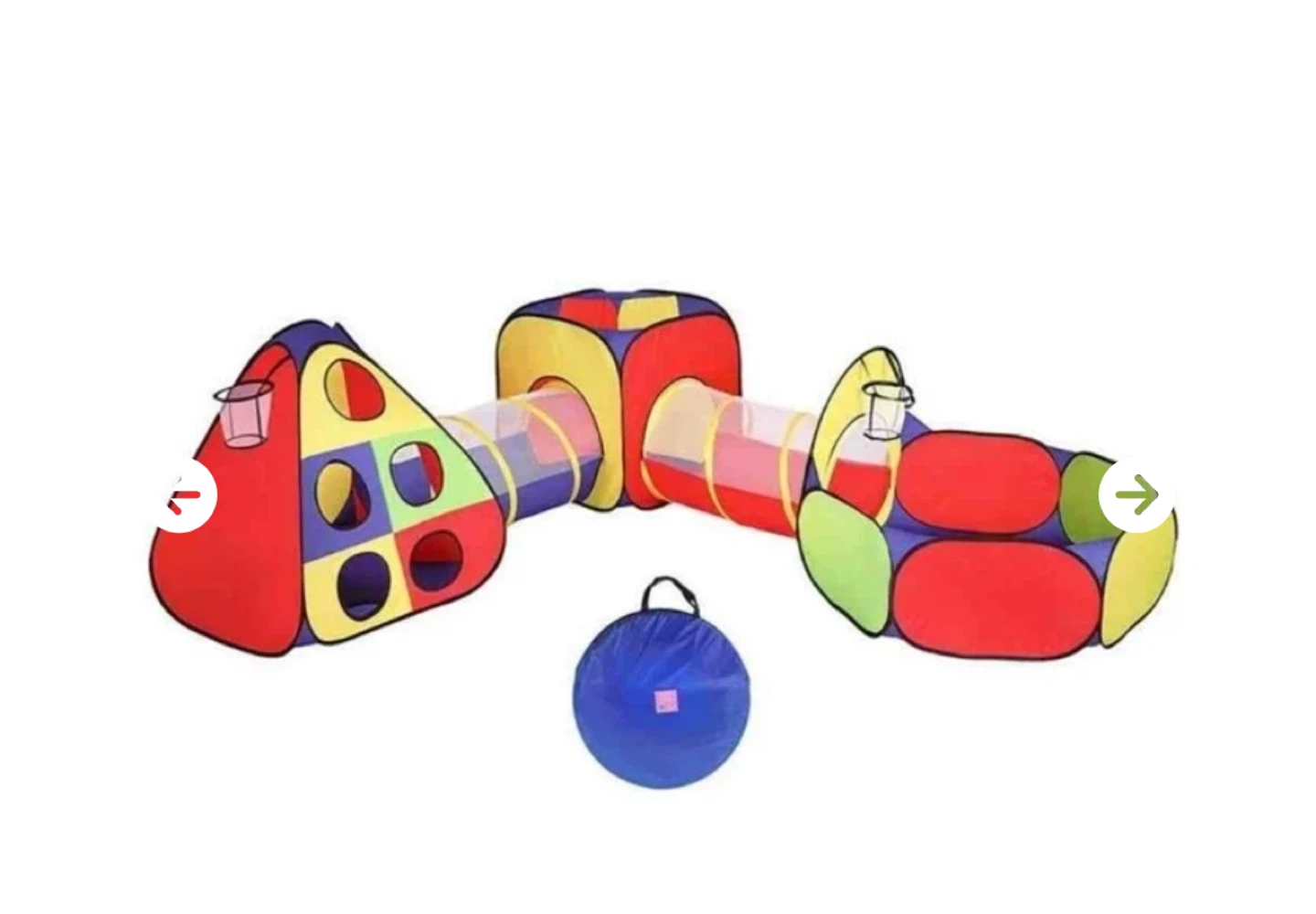Kids Play Tent Tunnel and Cube Set