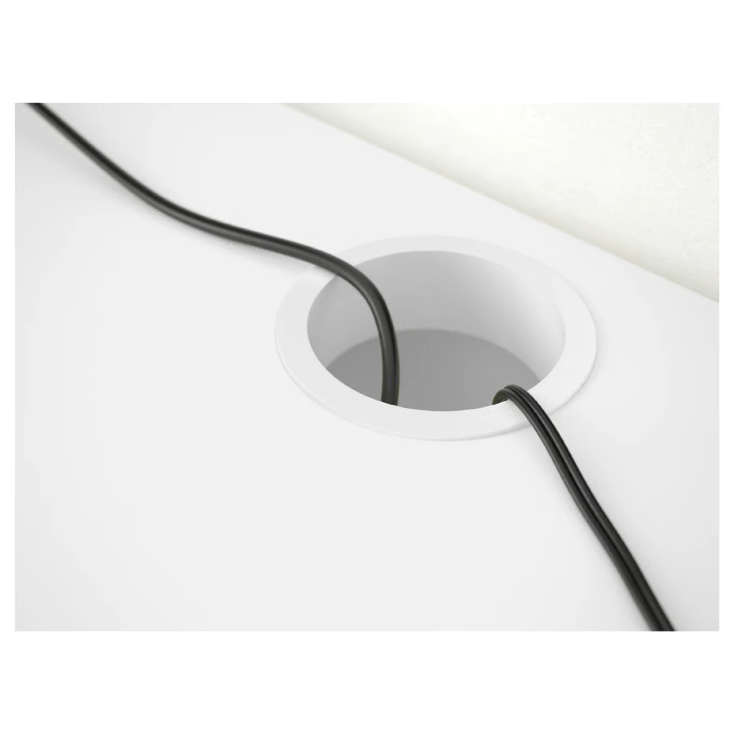 White IKEA MICKE Desk - photo 5
