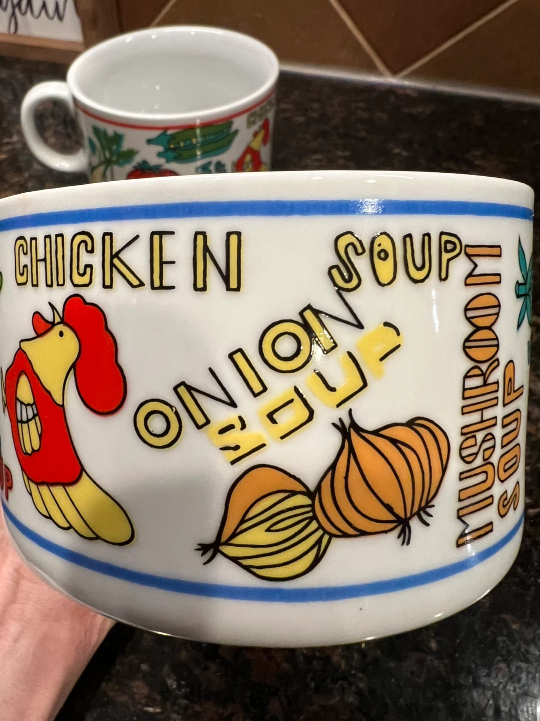 Vintage Ceramic Soup Mugs - photo 5