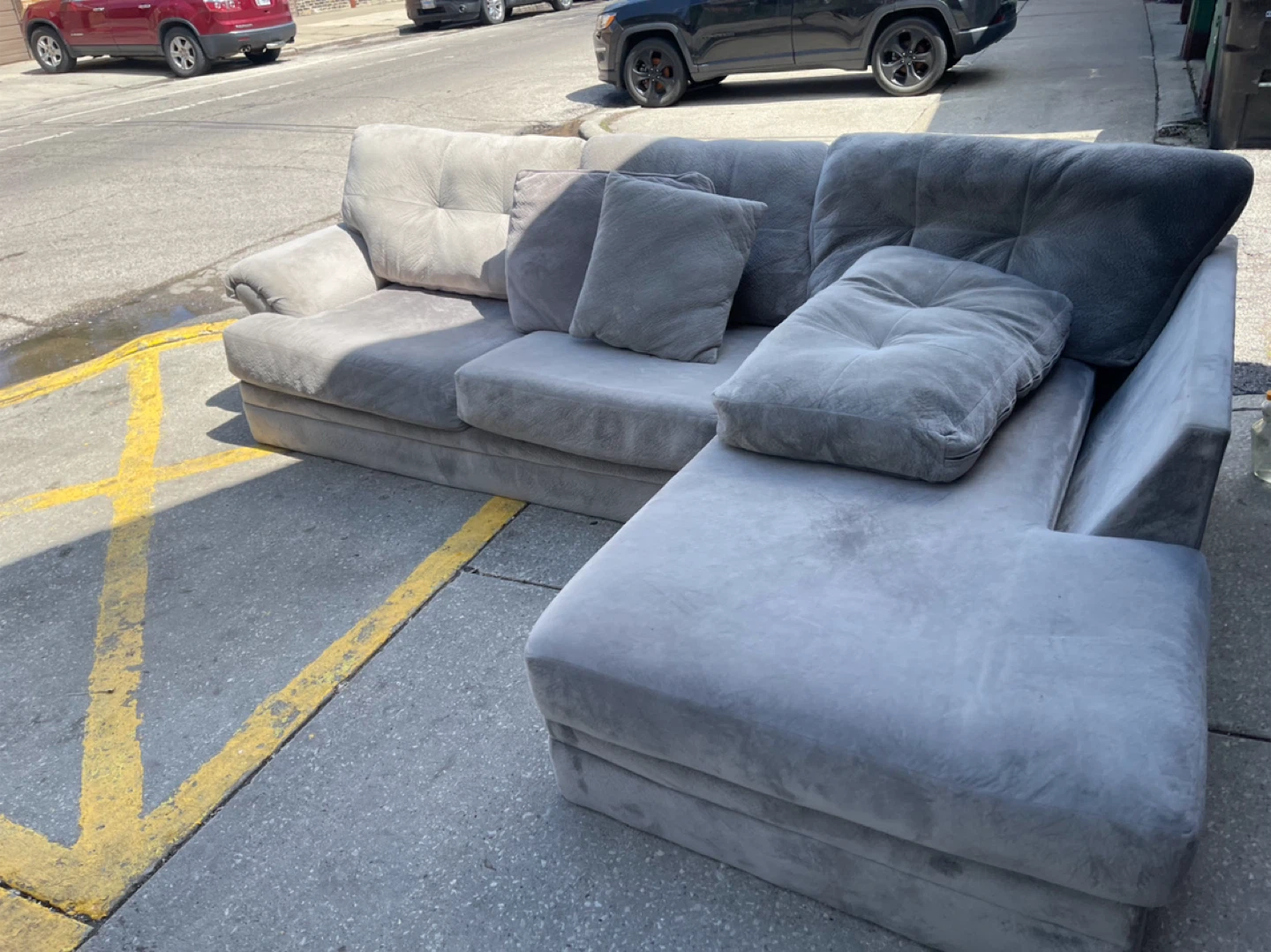 Gray Sectional Sofa