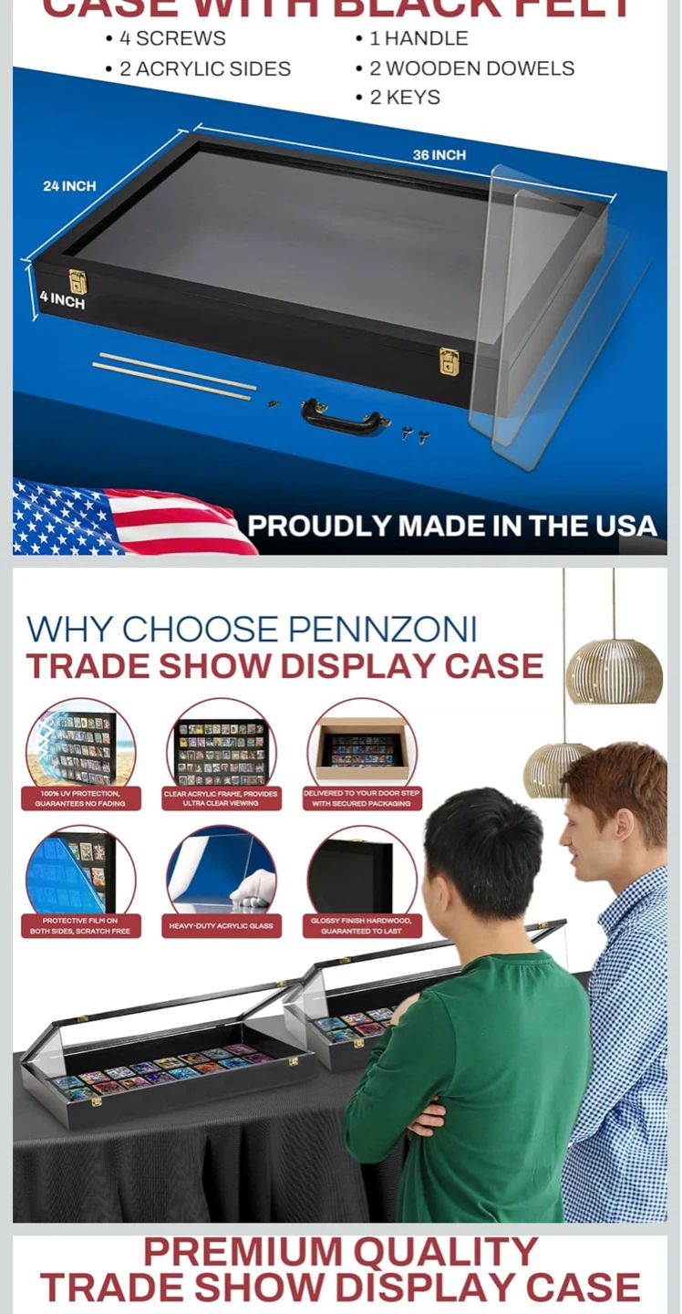 Trade Show Display Case 36" x 24" x 4" - photo 2