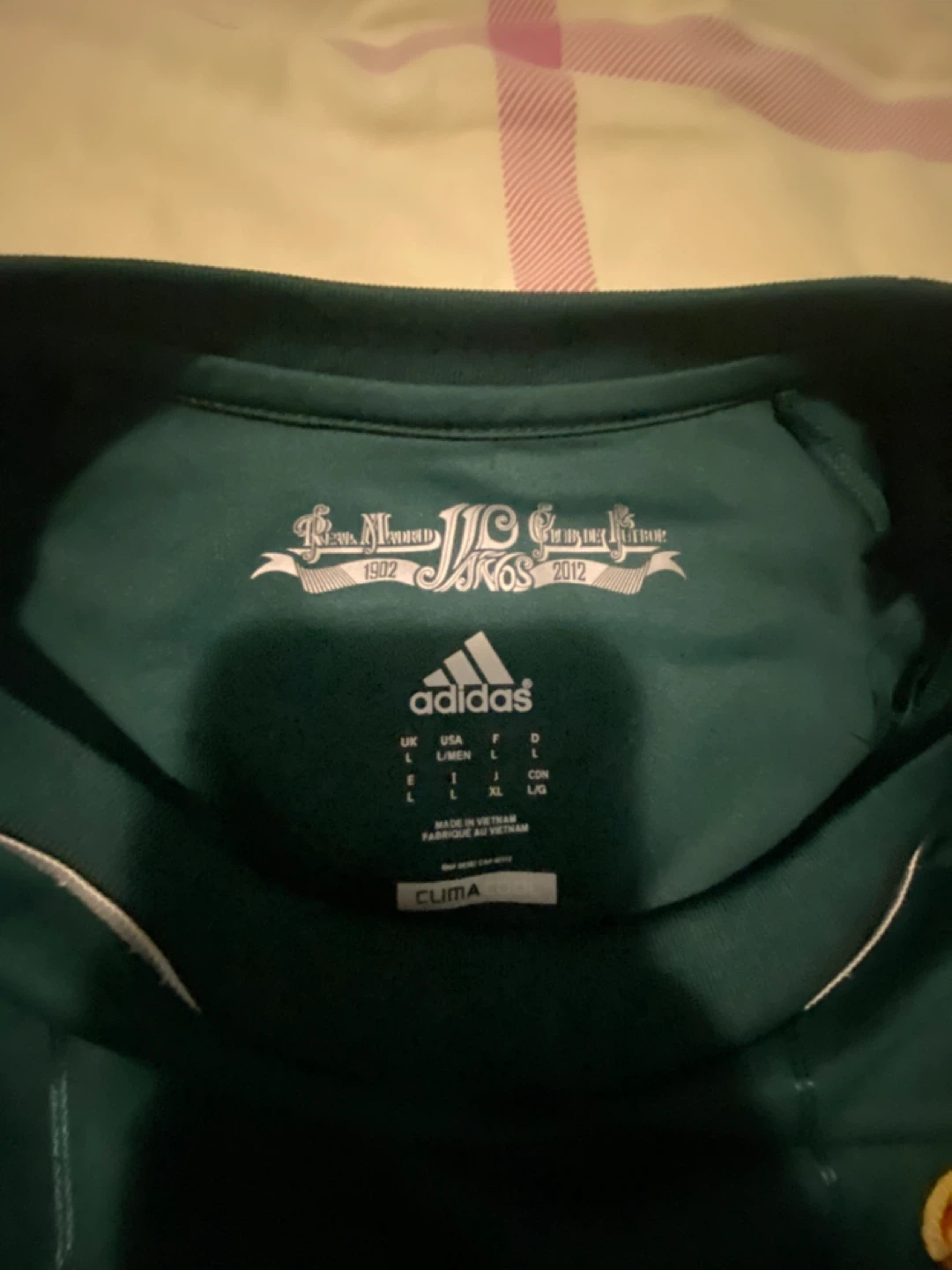 Adidas Real Madrid Ronaldo 7 Jersey Green Champions League - photo 5
