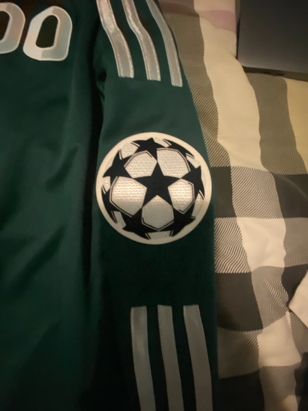Adidas Real Madrid Ronaldo 7 Jersey Green Champions League - photo 3