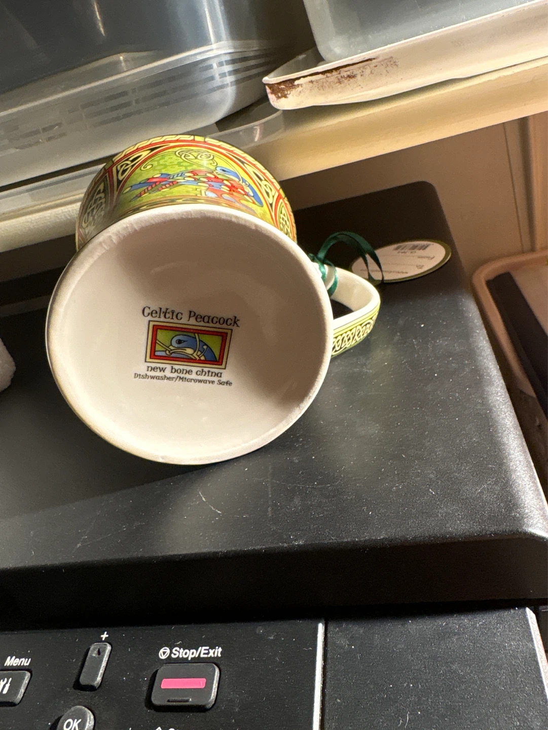 Celtic Peacock "Ireland" Mug with Original Packaging - photo 2