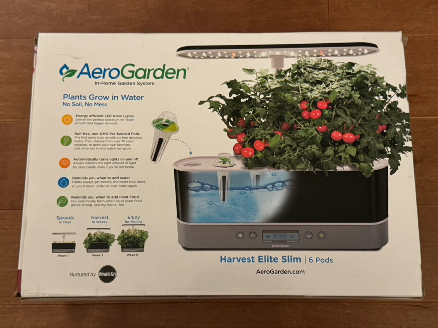 AeroGarden Harvest Elite Slim Indoor Garden System - 6 Pods - photo 2
