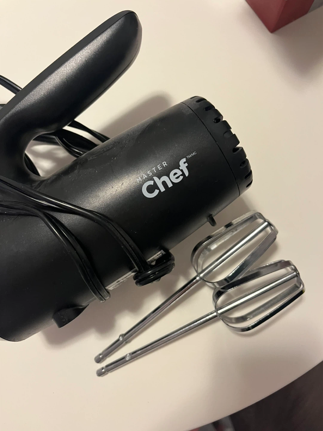 MASTER Chef 5 Variable Speed Hand Mixer, Black