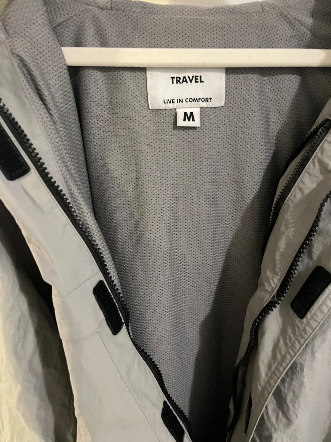 TRAVEL Lightweight Jacket - Grey, Size M - photo 5