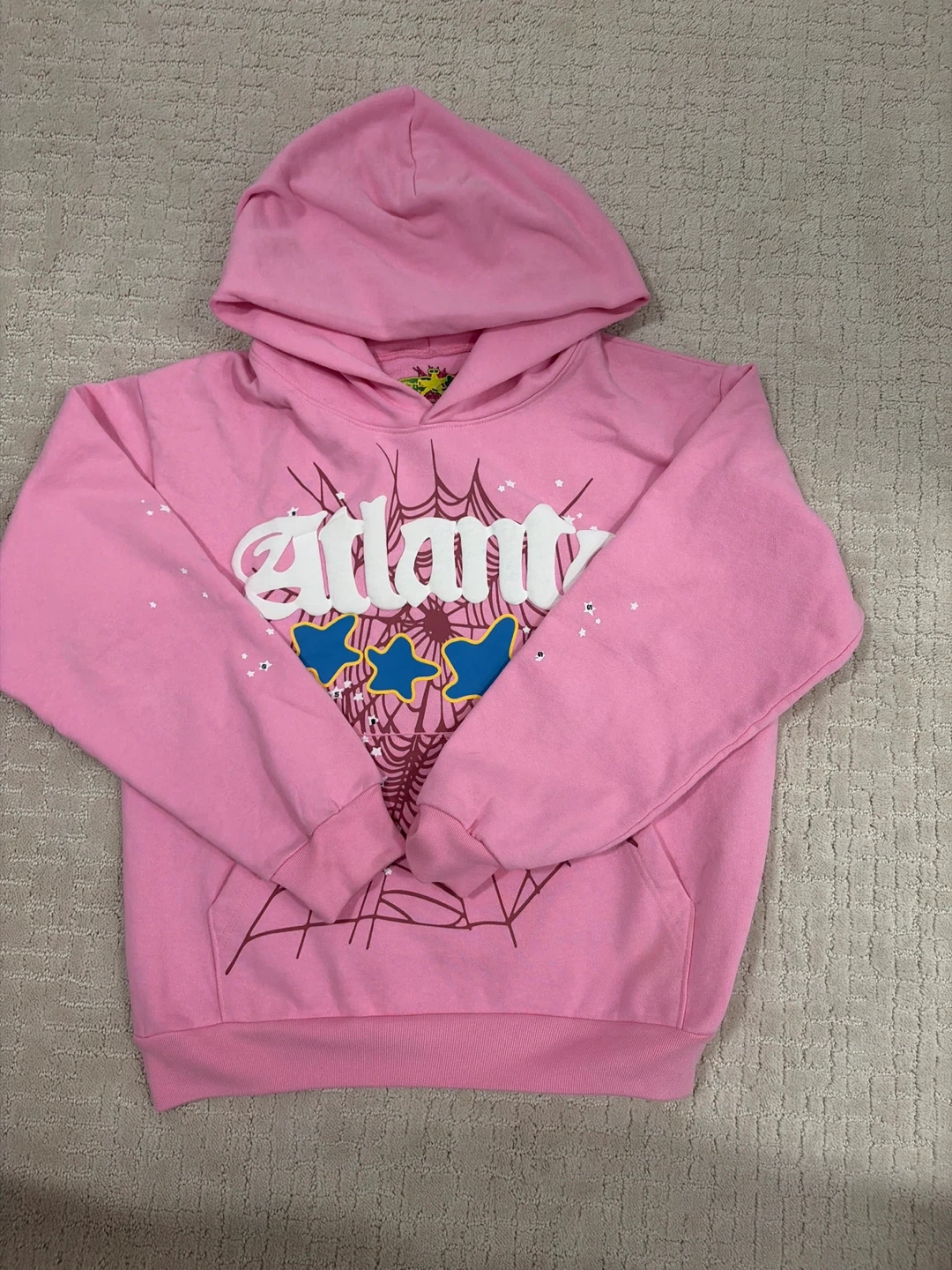 Sp5der Pink Hoodie
