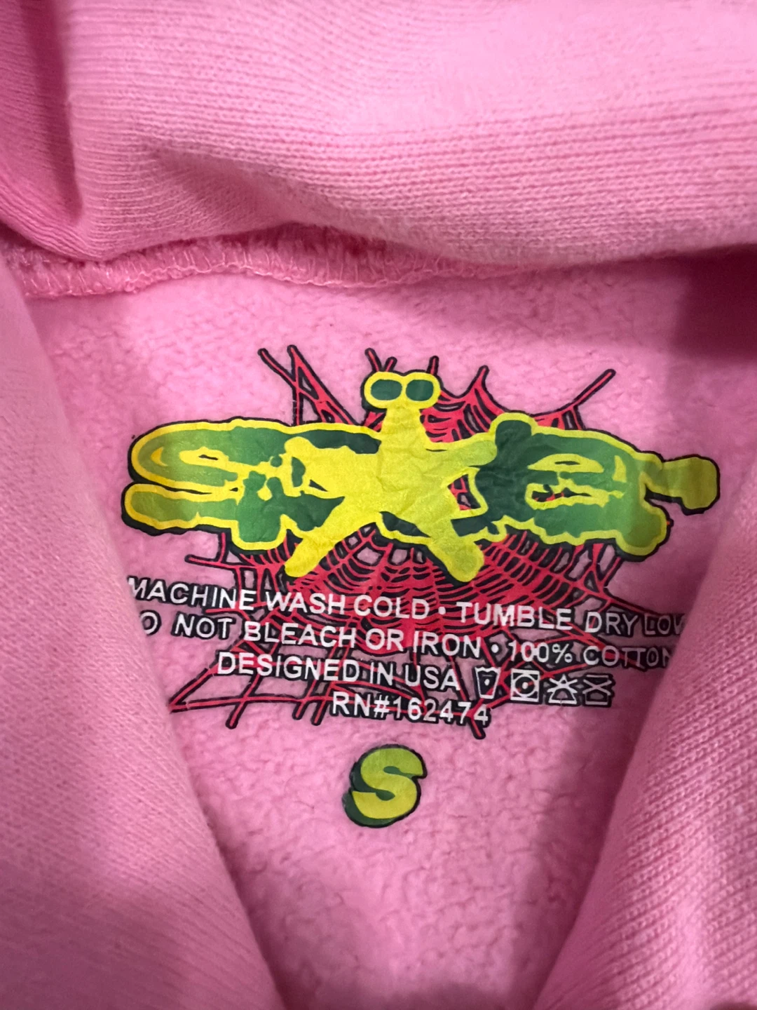 Sp5der Pink Hoodie - photo 2