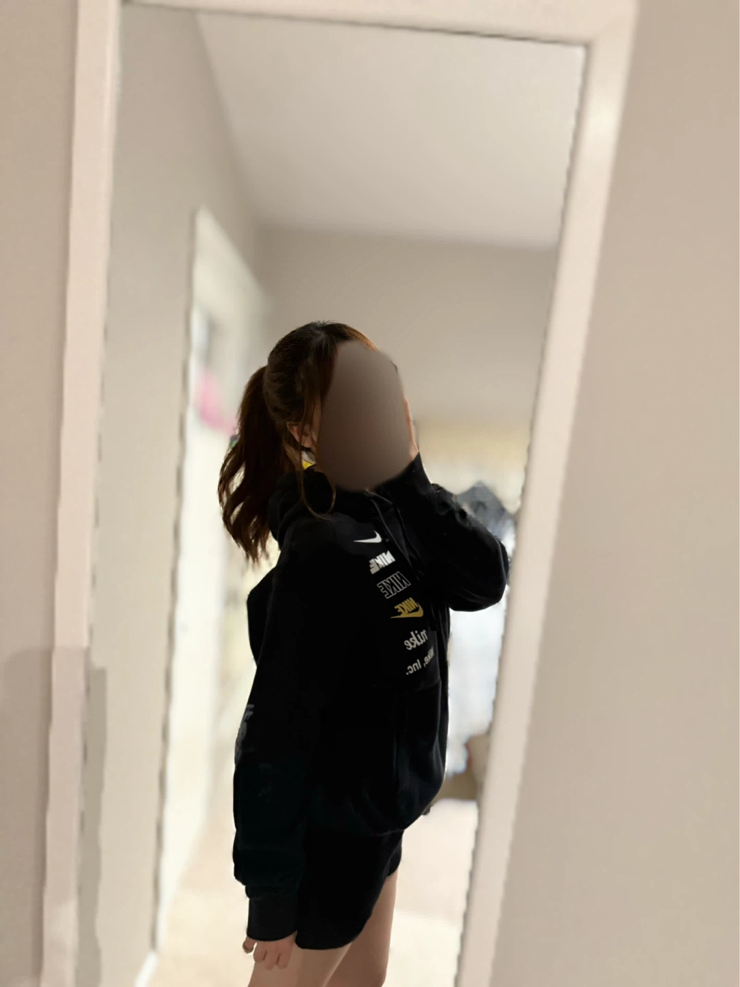 Nike Black Hoodie with Multiple Logos - photo 2