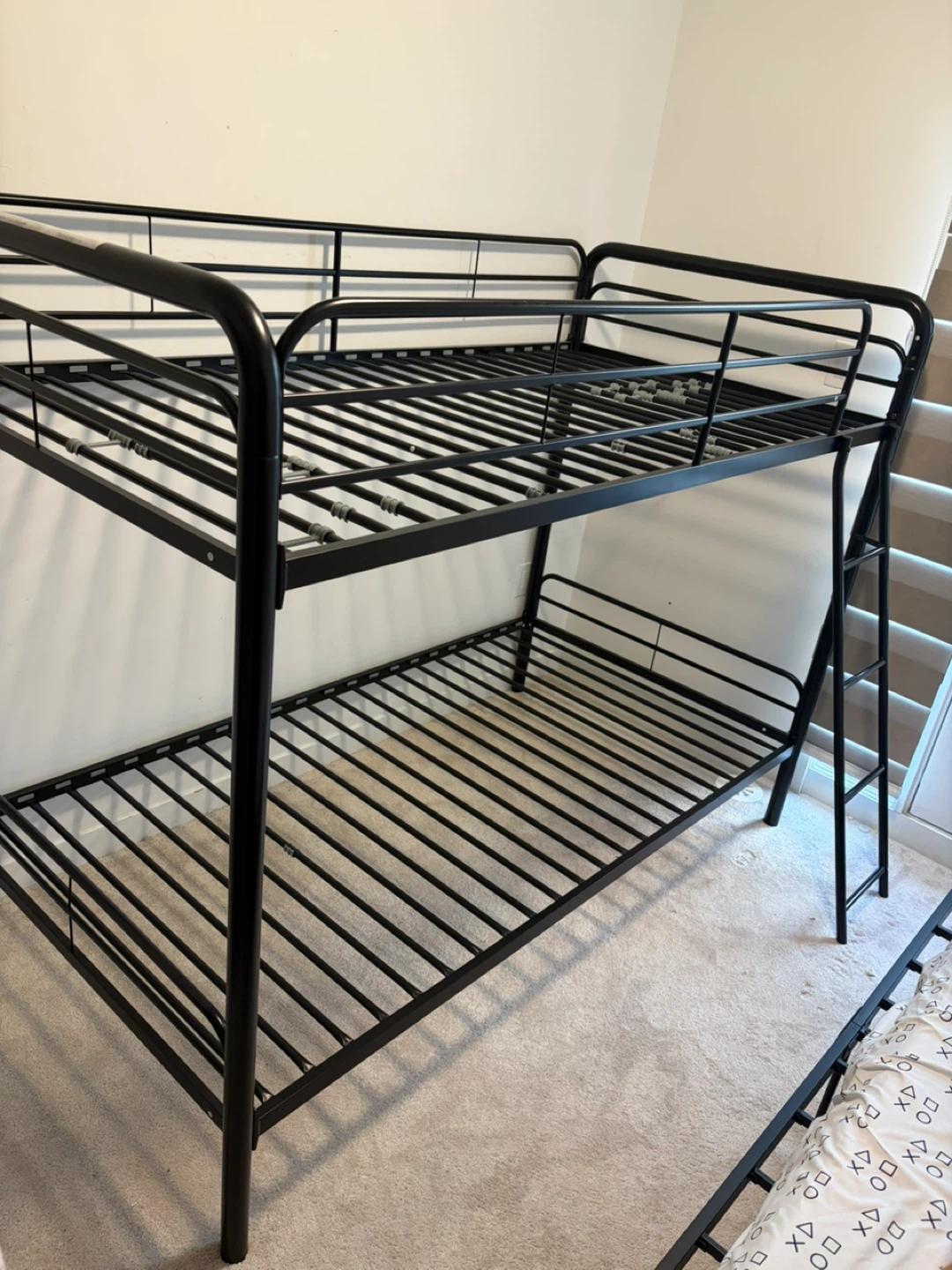 Black Metal Bunk Bed - photo 2