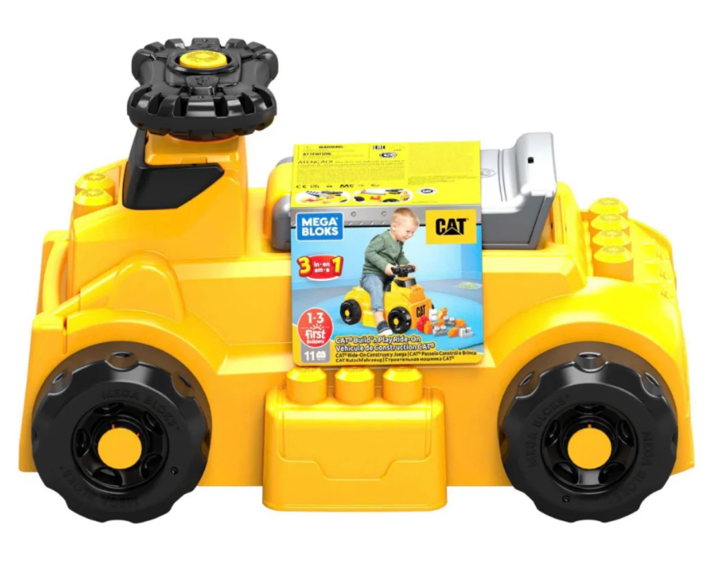 Mega Bloks CAT 3-in-1 Ride-On Bulldozer Play Center - photo 2