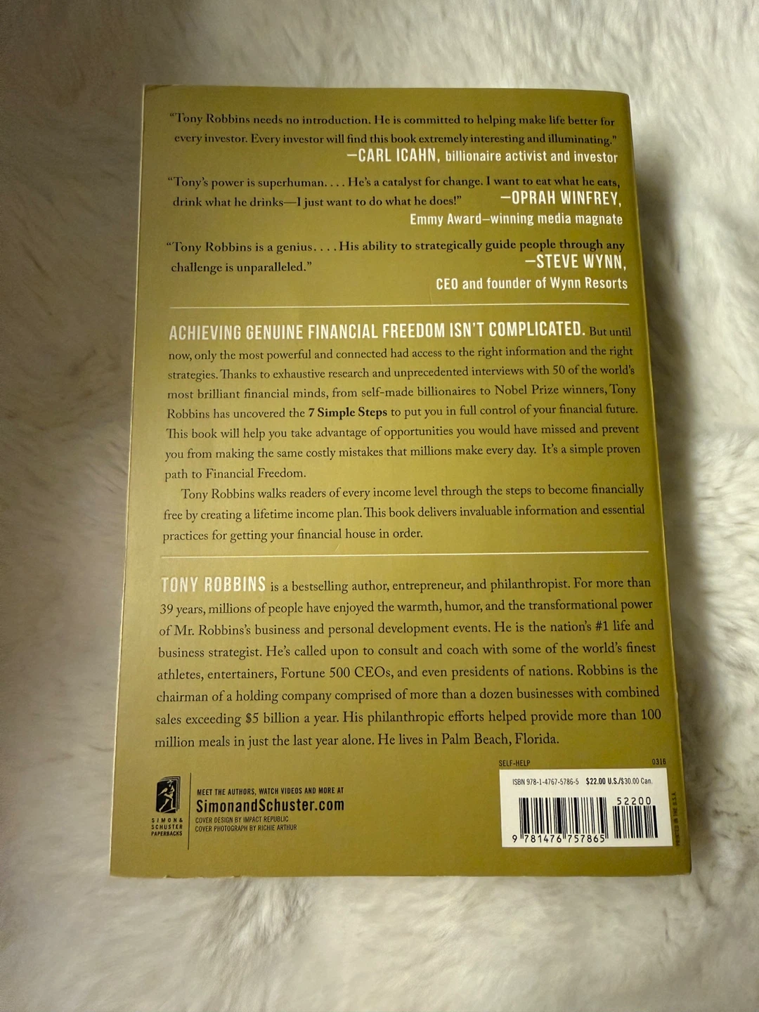 Tony Robbins Money Master the Game Book - photo 2