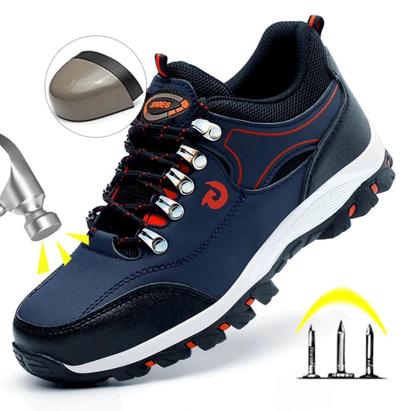 Men's Safety Work Boots Steel Toe Puncture Proof - photo 3