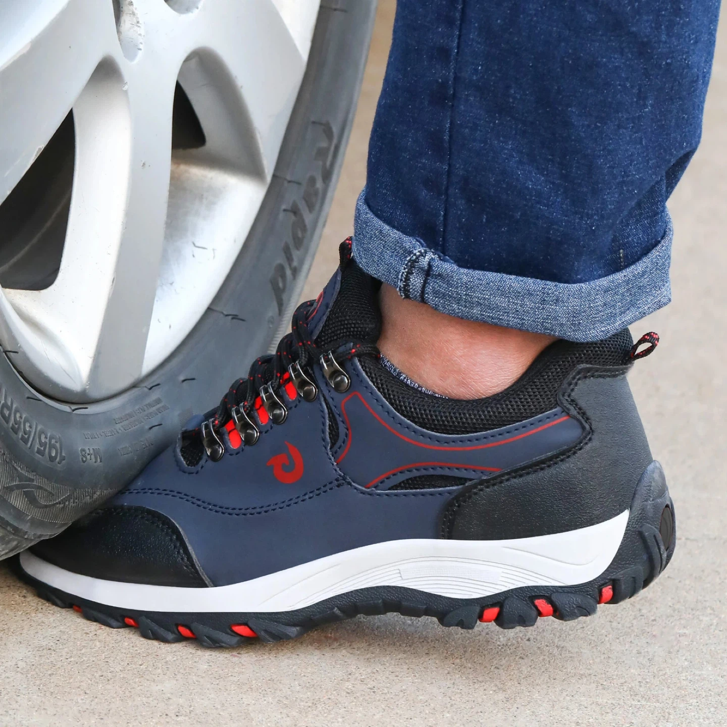 Men's Safety Work Boots Steel Toe Puncture Proof - photo 2
