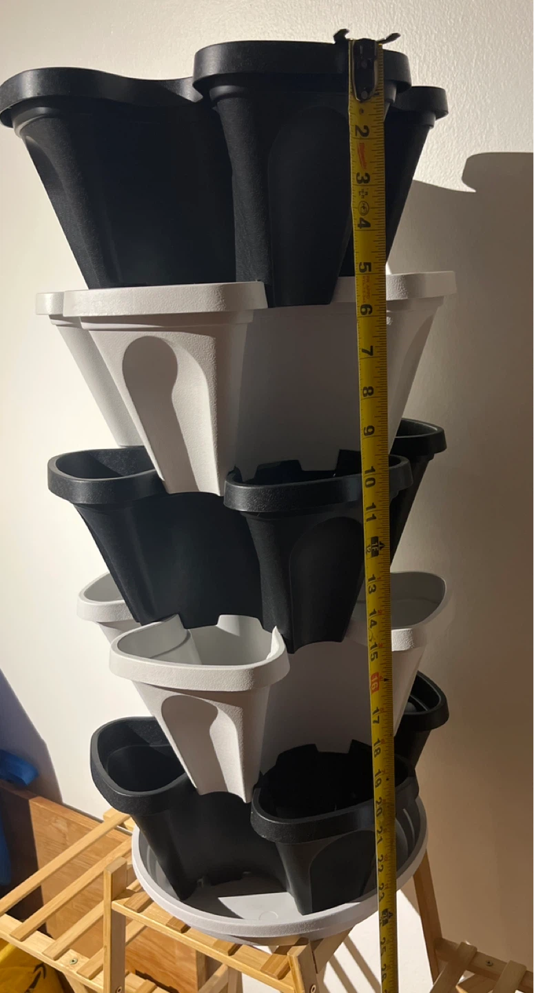 Stackable Vertical Planter Pots - photo 3