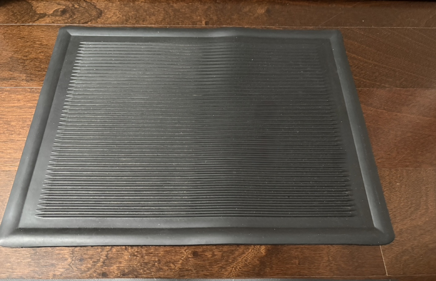 Set of 2 Black Rubber Mats