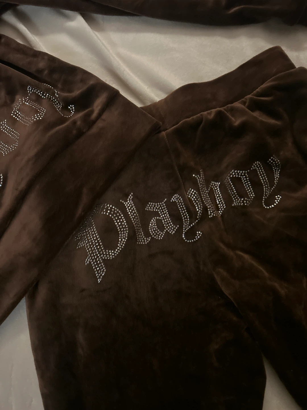 Playboy brown Velour Tracksuit Set - photo 3