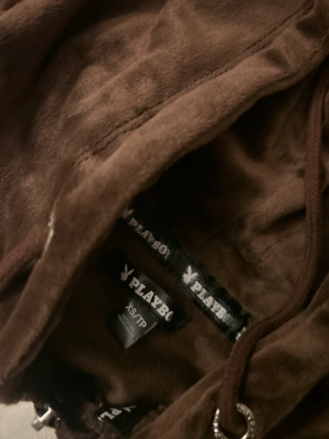 Playboy brown Velour Tracksuit Set - photo 4