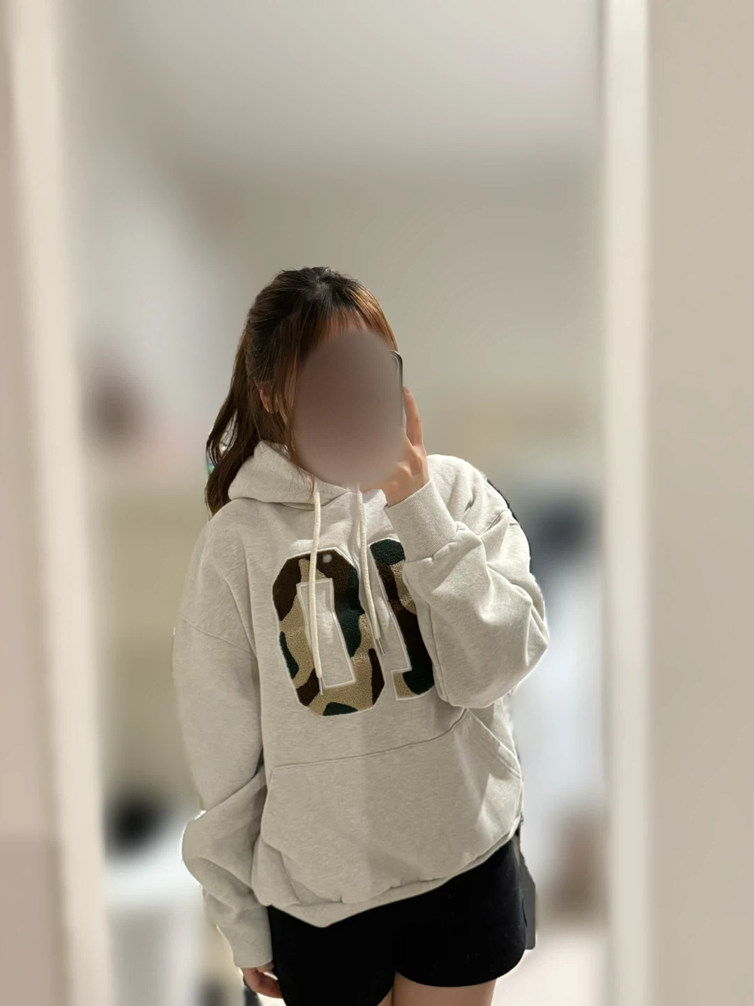 Grey Pullover Hoodie