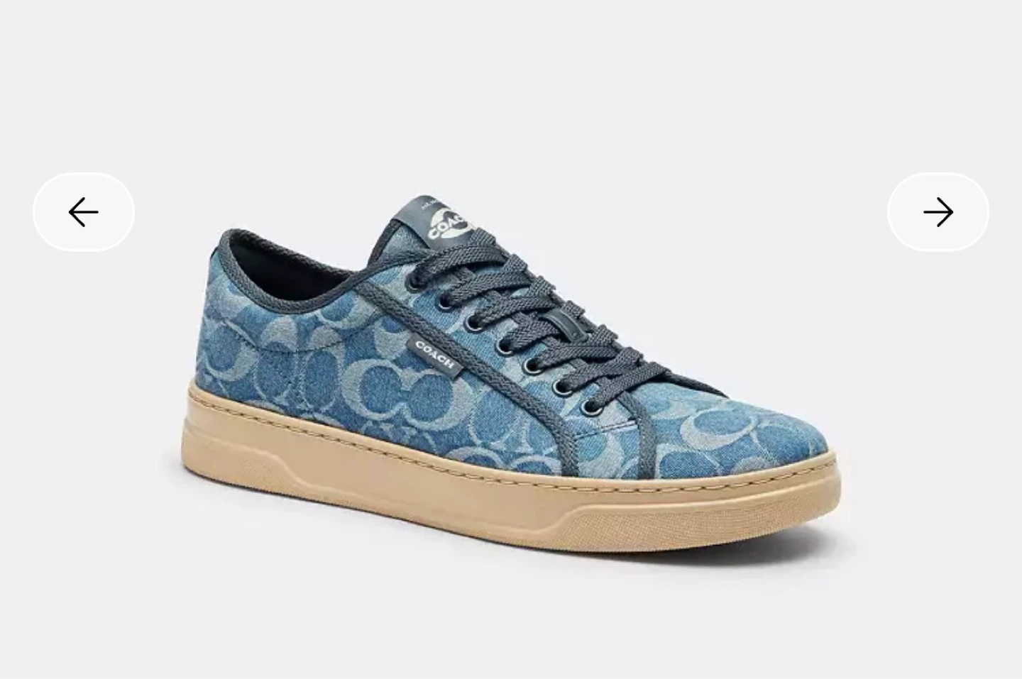 Coach Denim Signature Low Top Sneakers