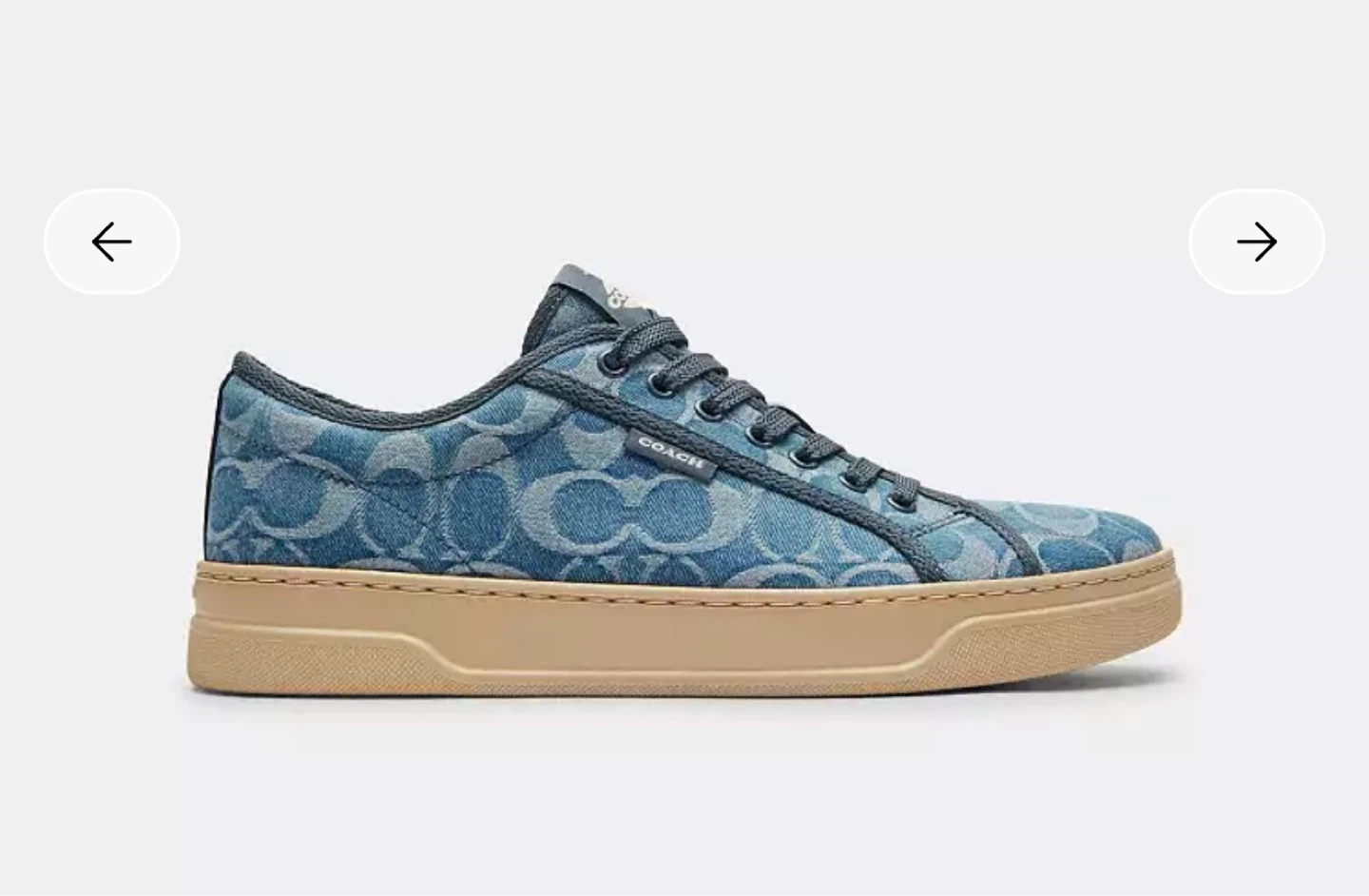 Coach Denim Signature Low Top Sneakers - photo 2